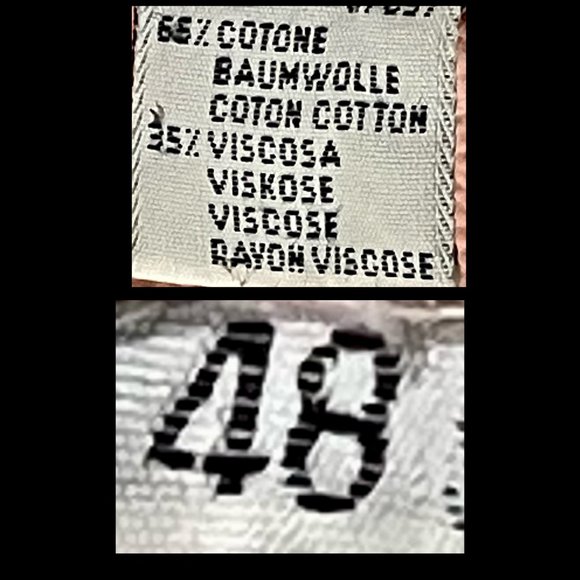 ▪️VTG▪️BENETTON▪️1980's Peach Marled Knit Cropped Cardigan Top - Picture 5 of 11